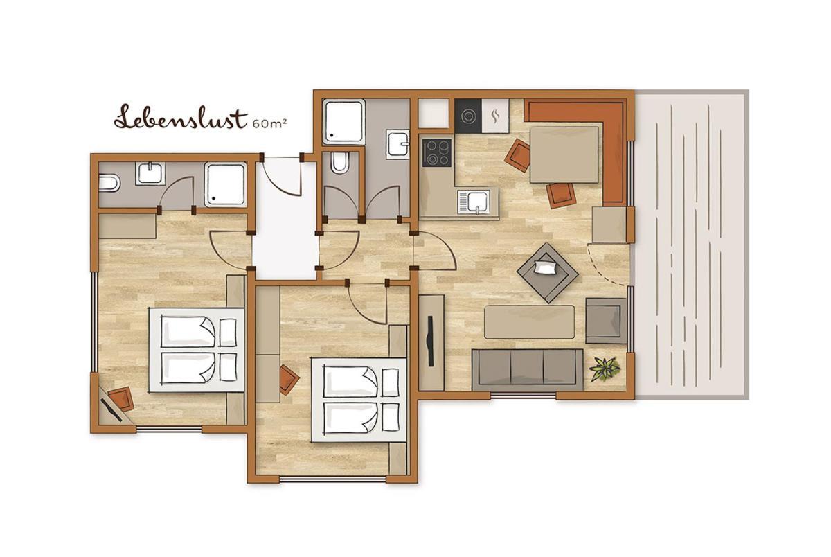 Bio-Holzhaus und Landhaus Heimat Ramsau am Dachstein Zimmer foto