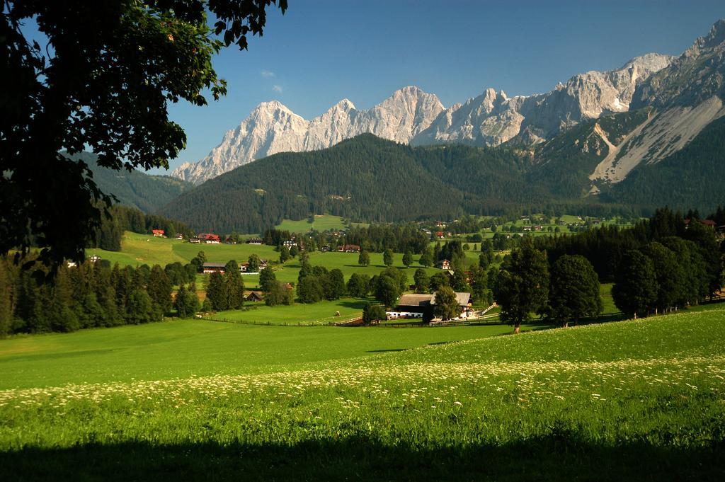 Bio-Holzhaus und Landhaus Heimat Ramsau am Dachstein Exterior foto